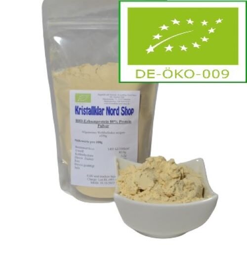 Bio Erbsenprotein 80% Protein Pulver 250g